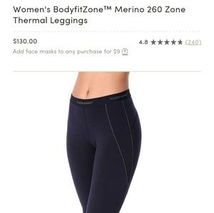 Icebreaker BodyfitZone Merino 260 Zone Leggings L